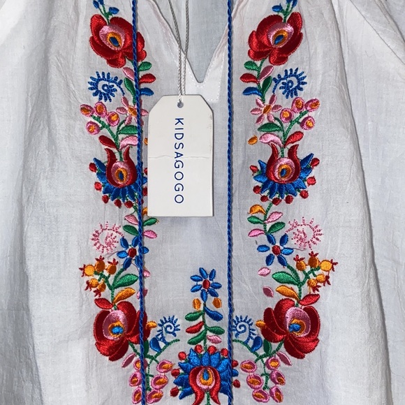 Infant Embroidered Dress NEW 12 Month - Picture 3 of 8